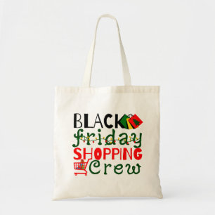 Tote Bag Équipe de shopping du vendredi noir