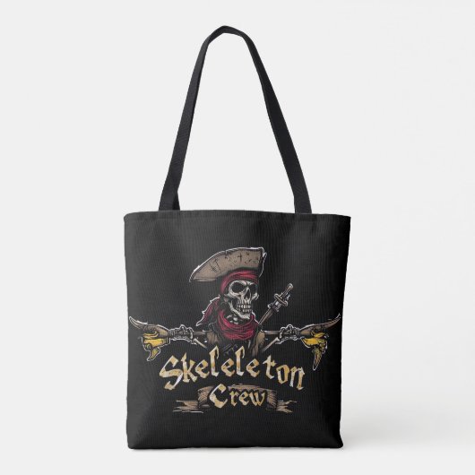 Tote Bag Équipe de squelette (Dos)