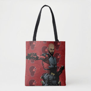 Tote Bag Équipe de suicide   Deadshot Comic Book Art
