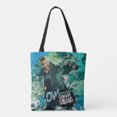Tote Bag Équipe de suicide | Graffiti de caractères Boomera (Dos)