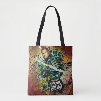 Tote Bag Équipe de suicide | Graffiti de caractères Slipkno