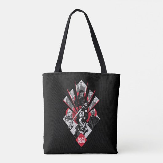 Tote Bag Équipe de suicide | Groupe de travail X Graphisme  (Dos)