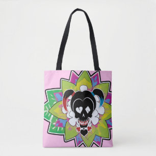 Tote Bag Équipe de suicide Harley Quinn Crâne tatouage