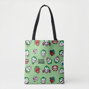 Tote Bag Équipe de suicide Joker Emoji Motif