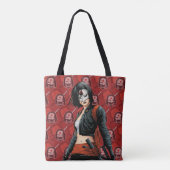 Tote Bag Équipe de suicide | Katana Comic Book Art (Dos)