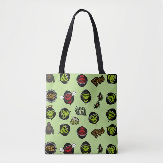 Tote Bag Équipe de suicide | Killer Croc Emoji Motif (Devant)