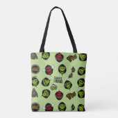 Tote Bag Équipe de suicide | Killer Croc Emoji Motif (Dos)