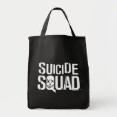 Tote Bag Équipe de suicide | Logo blanc (Devant)
