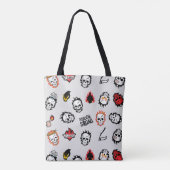 Tote Bag Équipe de suicide | Motif Diablo Emoji (Dos)