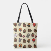 Tote Bag Équipe de suicide | Motif Emoji (Dos)