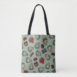 Tote Bag Équipe de suicide Motif Emoji Drapeau Rick