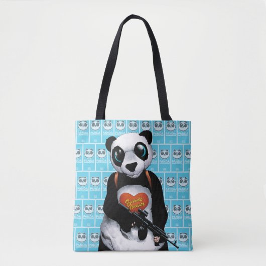 Tote Bag Équipe de suicide | Panda (Devant)