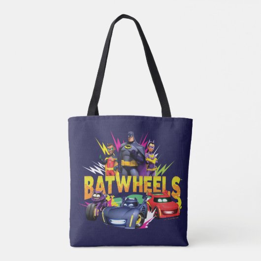 Tote Bag Équipe de superhéros Batwheel™ (Dos)