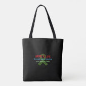 Tote Bag Équipe de transplantation cardiaque personnalisabl (Dos)