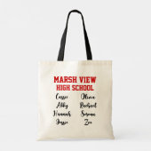 Tote Bag Équipe d'entraîneurs de volley-ball personnalisée (Dos)