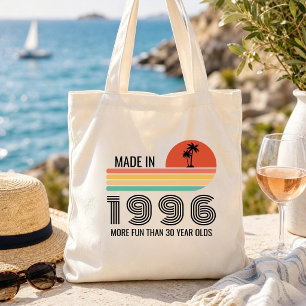 Tote Bag Équipe du 21e 30e 40e 50e anniversaire Sunset Rétr