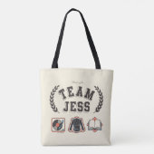 Tote Bag Équipe Jess Conception Gilmore Girls (Dos)