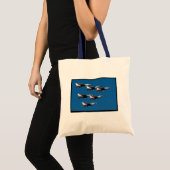 Tote Bag Équipe Jet En Formation (Devant (produit))