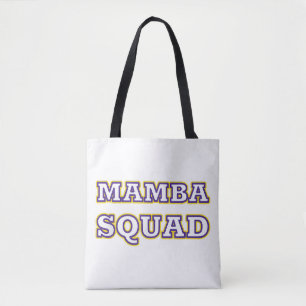 Tote Bag Équipe Mamba tenue amusante pour amateur de serpen