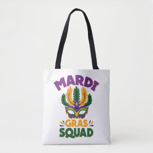Tote Bag Équipe Mardi Gras (Devant)
