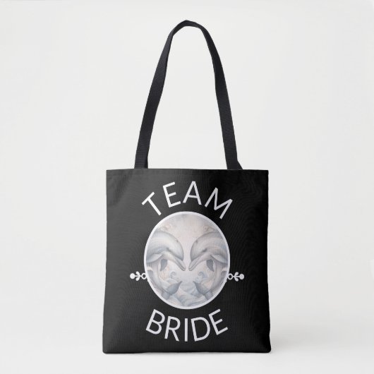 Tote Bag Équipe Mariée Dauphin Style Femmes (Devant)