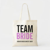 Tote Bag Équipe Mariée Lilac Bachelorette Party (Devant)