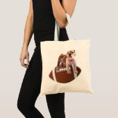 Tote Bag Équipe Mascot~Bulldog~Original Fourre-tout (Devant (produit))