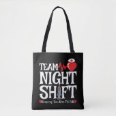 Tote Bag Équipe Night Shift - Night Shift Nurft (Devant)