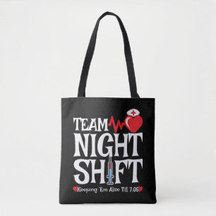 Tote Bag Équipe Night Shift - Night Shift Nurft