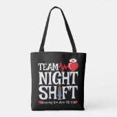 Tote Bag Équipe Night Shift - Night Shift Nurft (Dos)