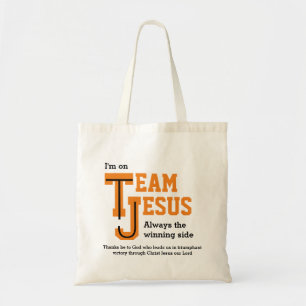 Tote Bag ÉQUIPE personnalisée JESUS Christian