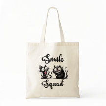 Équipe Sourire avec Design de Chats Drôles