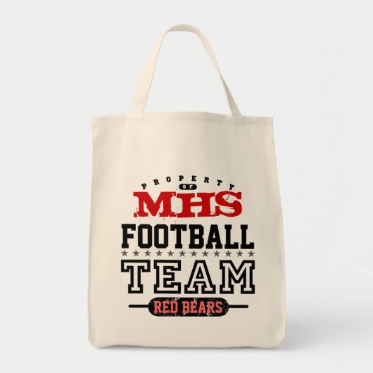 Tote Bag Équipe sportive scolaire (Devant)