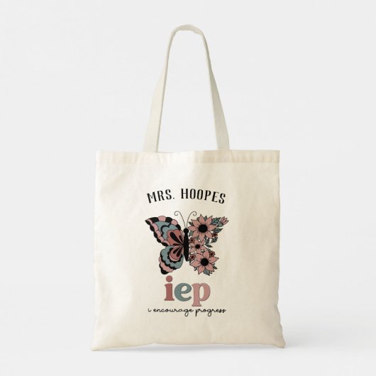 Tote Bag Équipe sur mesure de l'enseignant de l'éducation s (Dos)