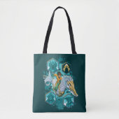 Tote Bag Équitation Aquaman À Cheval Dans Les Royaumes (Devant)