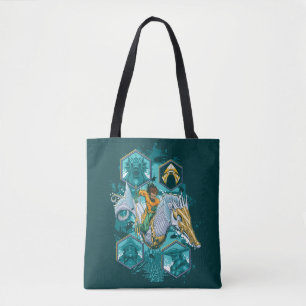 Tote Bag Équitation Aquaman À Cheval Dans Les Royaumes