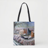 Tote Bag Eric Ravilious - Le Vicarage en hiver (Devant)