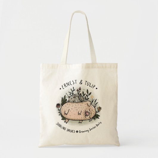 Tote Bag Ernest & Tulip - Shopping Tote (Devant)