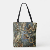 Tote Bag Ernst Haeckel variété de grenouilles exotiques : B (Dos)