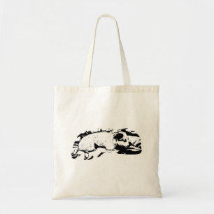 Tote Bag Errands de vacances avec Watchful Terrier