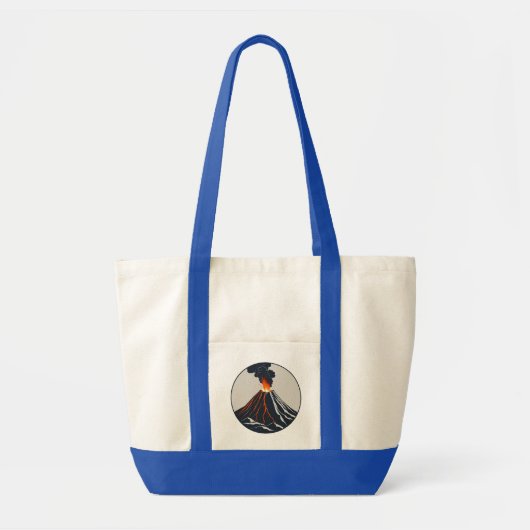 Tote Bag Éruption de l'illustration de l'art moderne du vol (Devant)