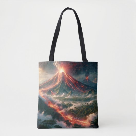 Tote Bag Éruptions volcaniques (Devant)