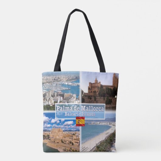 Tote Bag ES Baléares - Majorque - Palma - (Dos)