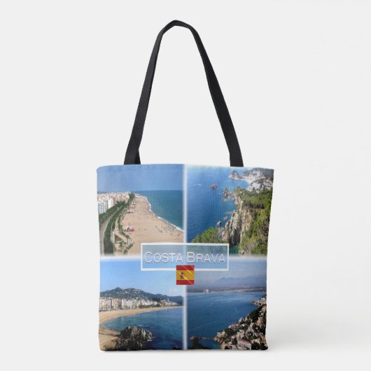 Tote Bag ES Costa Brava - Calella Beach - Tossa de Mar - (Dos)
