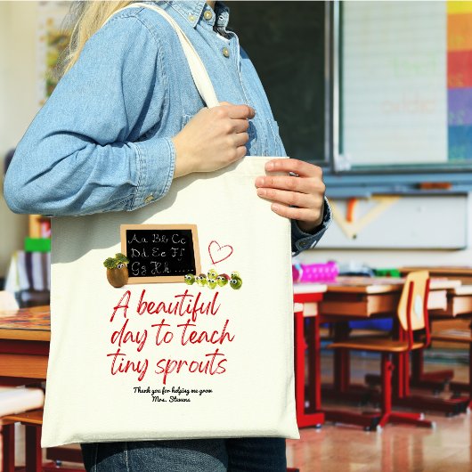 Tote Bag ES enseignants appréciation cadeaux personnalisés 