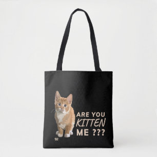 Tote Bag "ES-TU EN TRAIN DE ME FAIRE CUIRE" drôle, mignonne