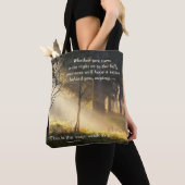 Tote Bag Ésaïe 30:21 "C'est le chemin, marche dedans." Bibl (De près)
