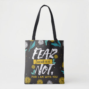 Tote Bag Esaïe 41:10 - Peur pas la Bible Inspirationnelle F