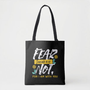 Tote Bag Esaïe 41:10 - Peur Pas Un Verset De Bible Inspirat
