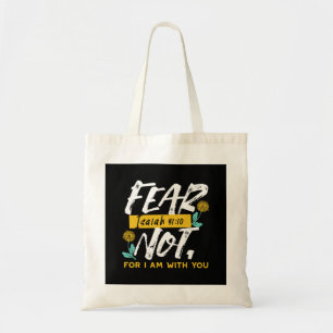 Tote Bag Esaïe 41:10 - Peur Pas Un Verset De Bible Inspirat